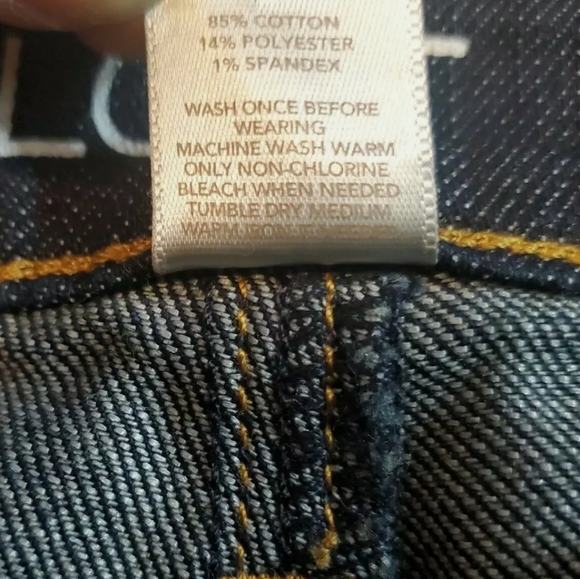 Ann Taylor Loft Modern Skinny Dark Wash Blue Jeans - Picture 3 of 9